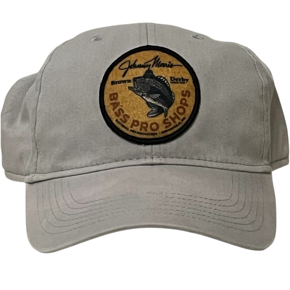 BASS Pro Johnny Morris Adjustable Tan Fishing Cap